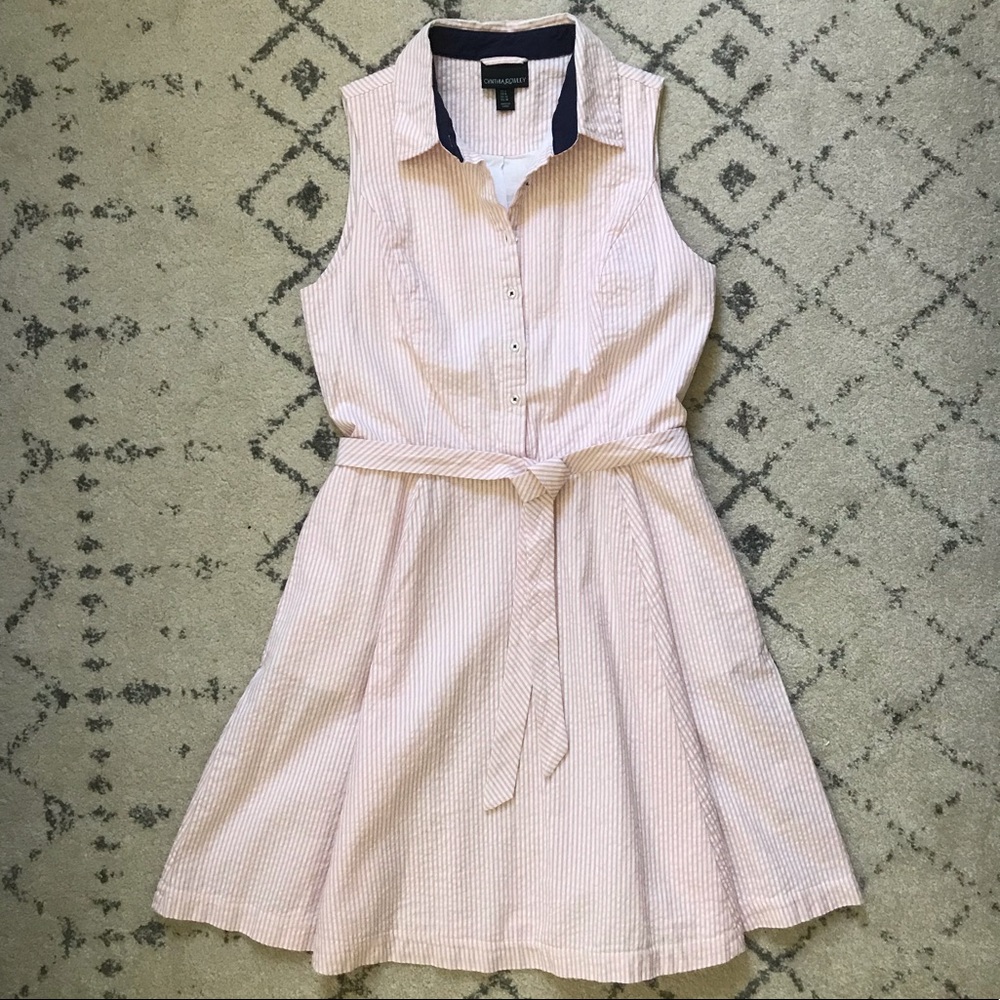 Cynthia Rowley Pinstripe Picnic Dress
